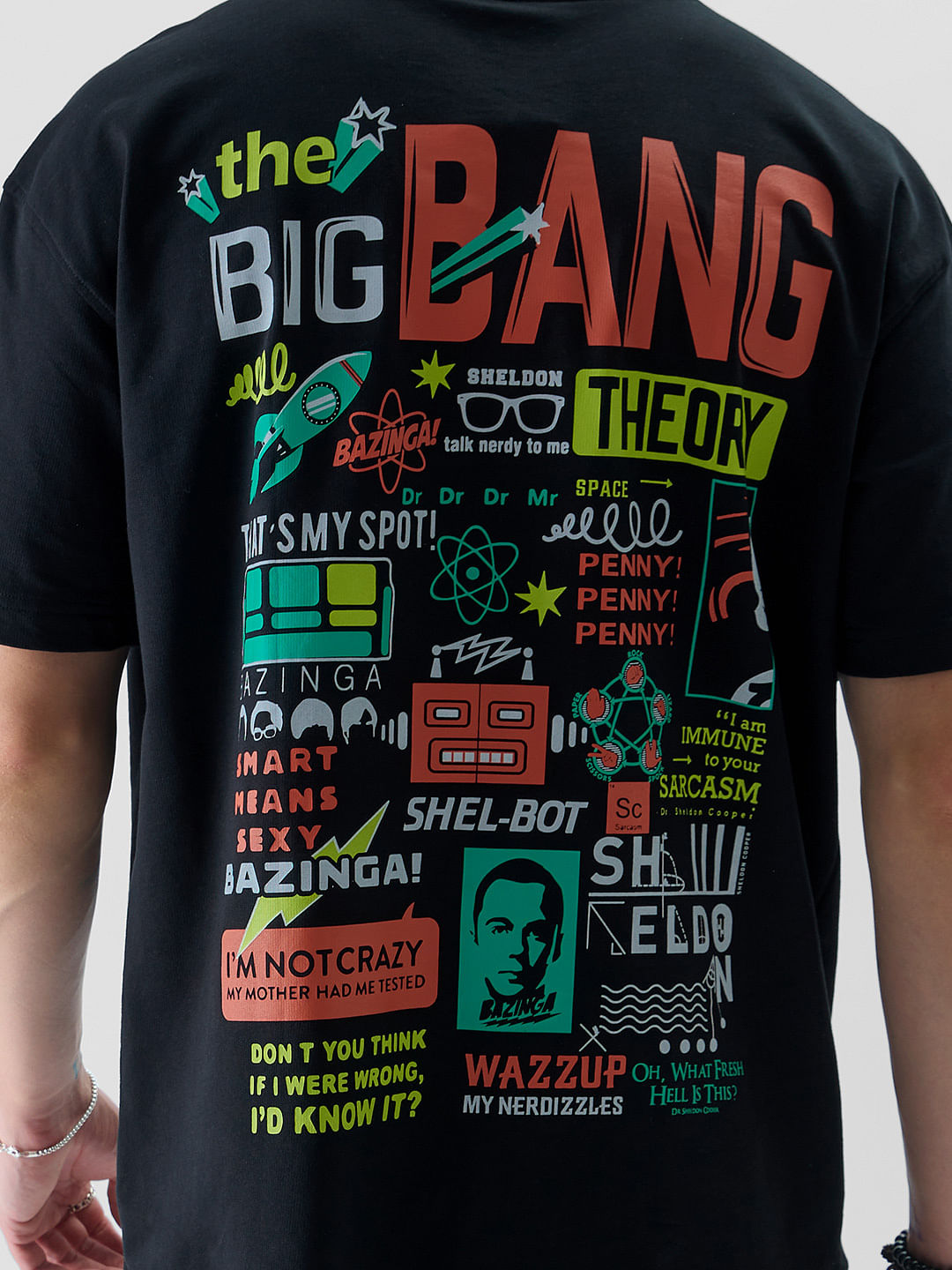 Buy TBBT: Bazinga Oversized T-Shirt Online