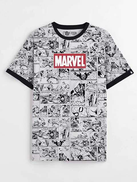 Buy Marvel: Comic Strip T-Shirts, Unisex T-shirts online at The Souled ...