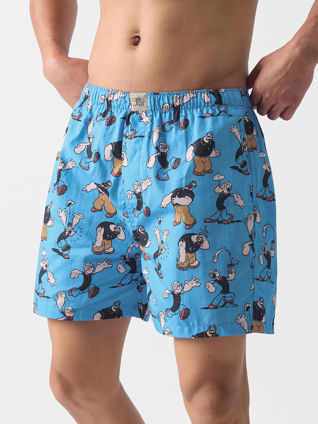 Buy Official Popeye: Pattern Boxer Shorts Online