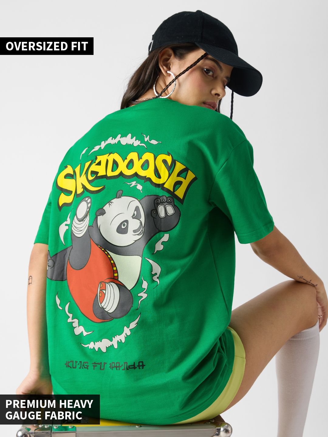 Buy Kung Fu Panda: Skadoosh Women Boyfriend T-Shirts Online