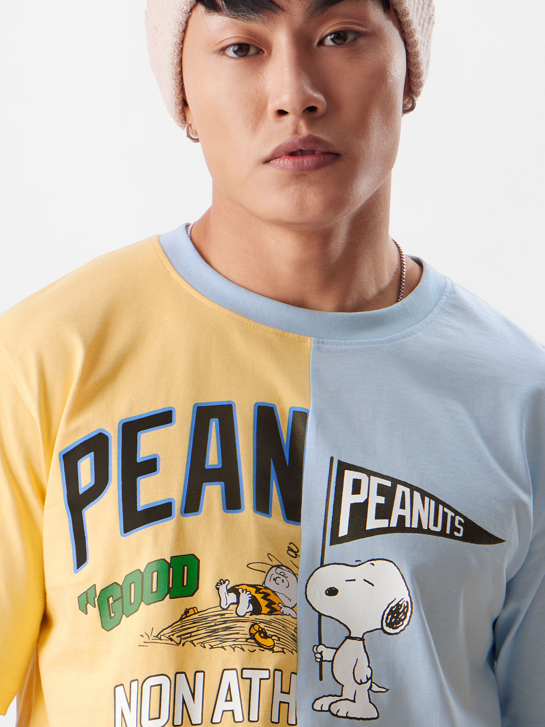 Buy Peanuts: Good Grief Men Relaxed Fit T-shirt Online