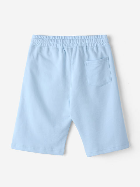 Buy Solids Powder Blue Boys Cargo Shorts Online