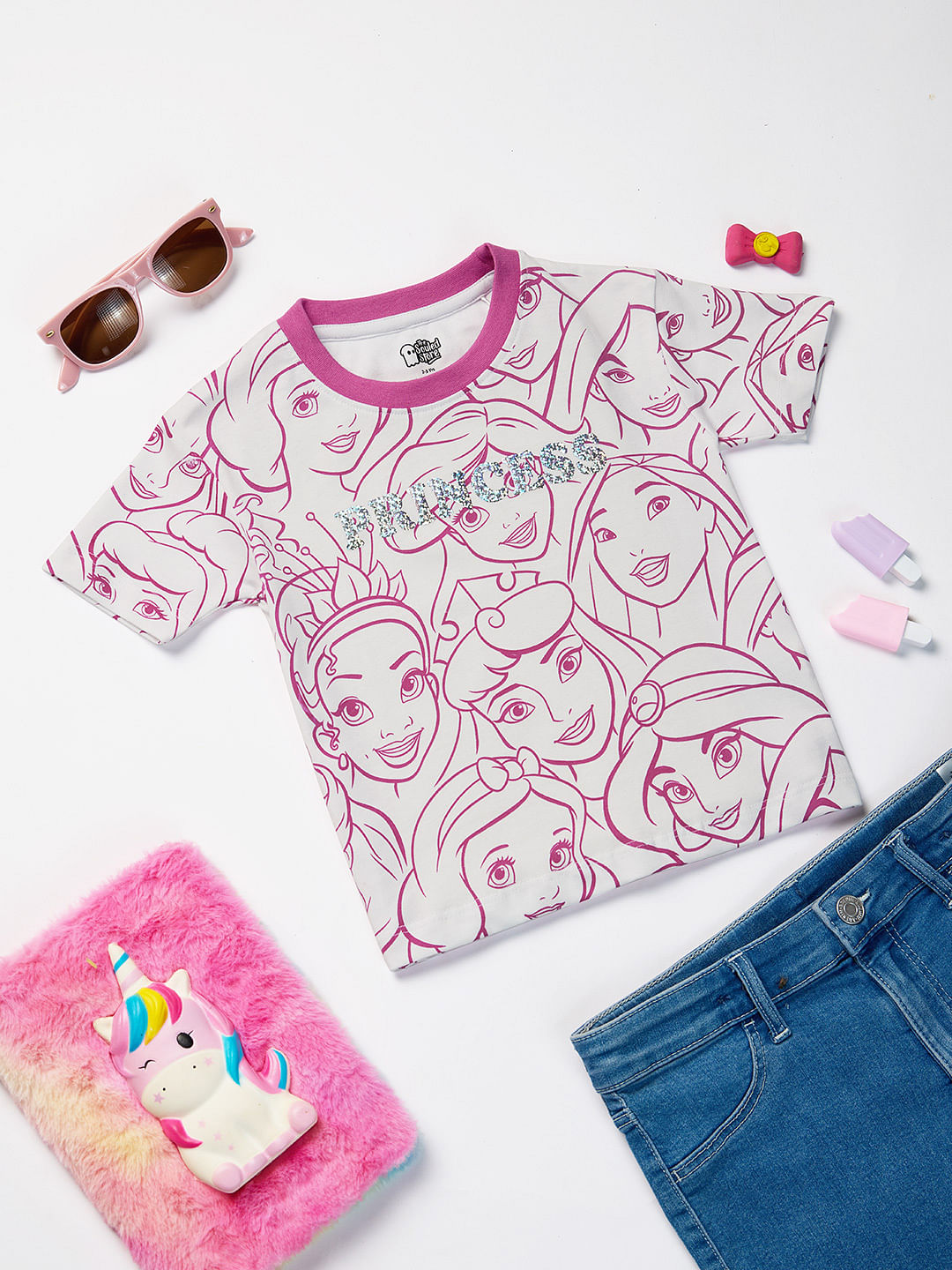 Buy Disney: Girl Squad Girls Oversized T-shirts Online