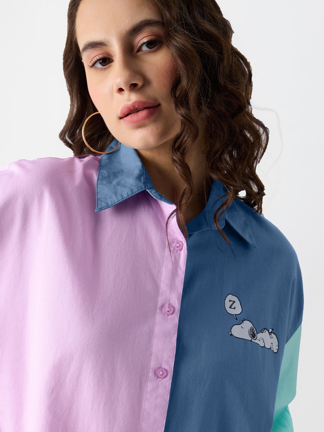 Buy Peanuts Sleepy Snoopy Women Shirt Dresses Online