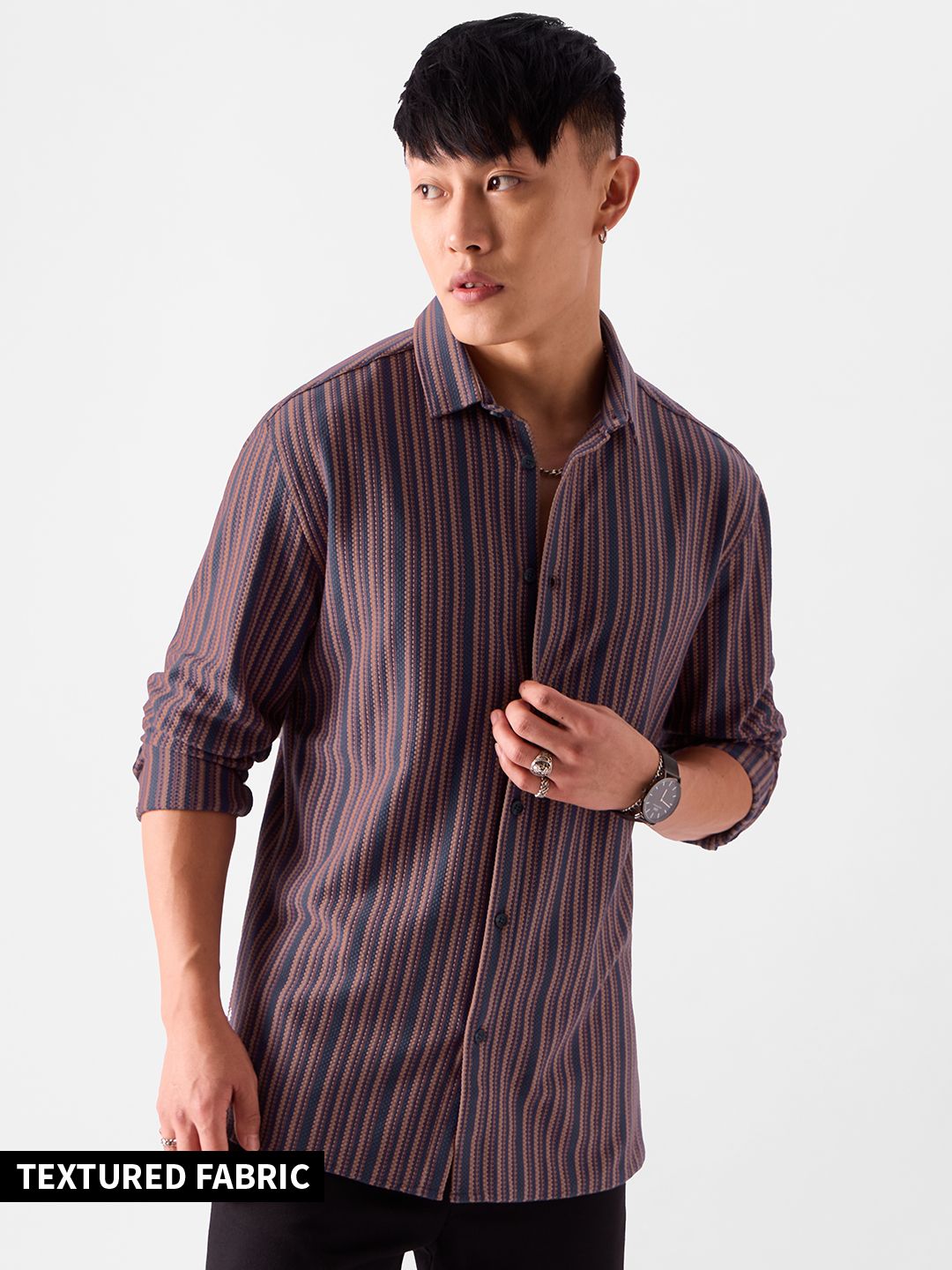 Ripper Plaid Shirt Charcoal Black main image 1