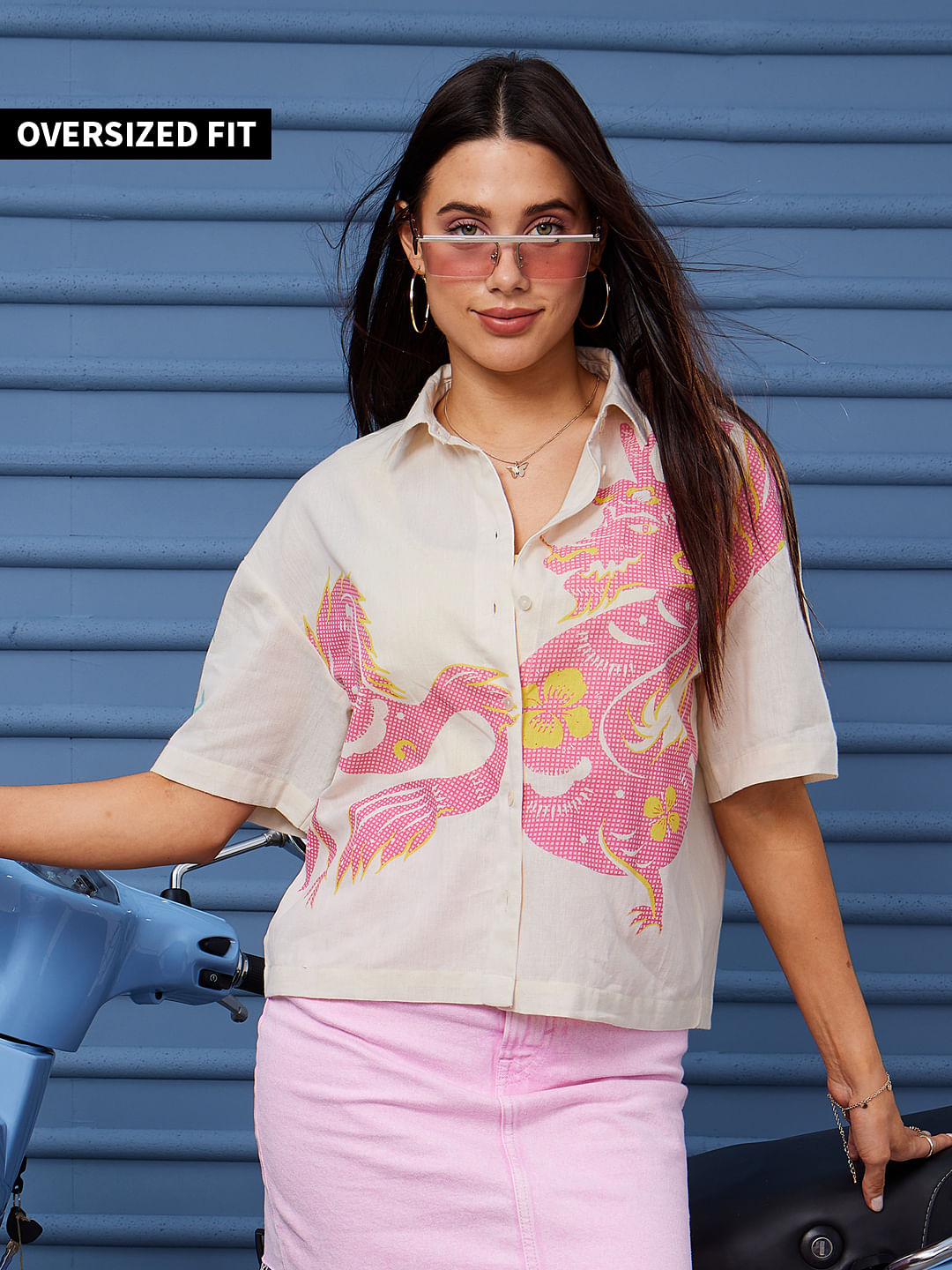 Buy Tss Originals Oriental Womens Hawaiian Shirt Online At The Souled Store 9034