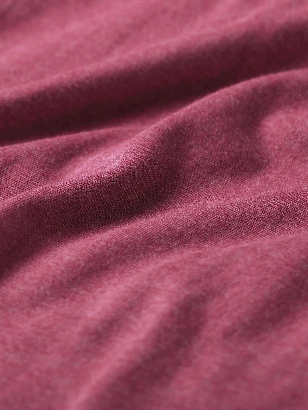 Solids: Maroon Melange T-Shirts price