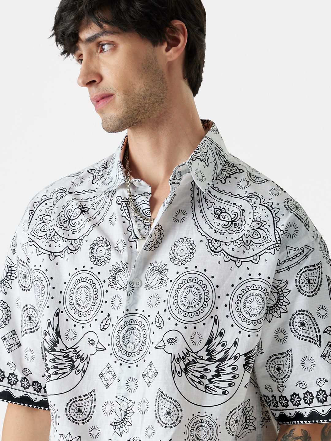 8yards Men’s SideTuck Shirt Buy TSS Originals: King Of Spades Men Oversized Shirts Online