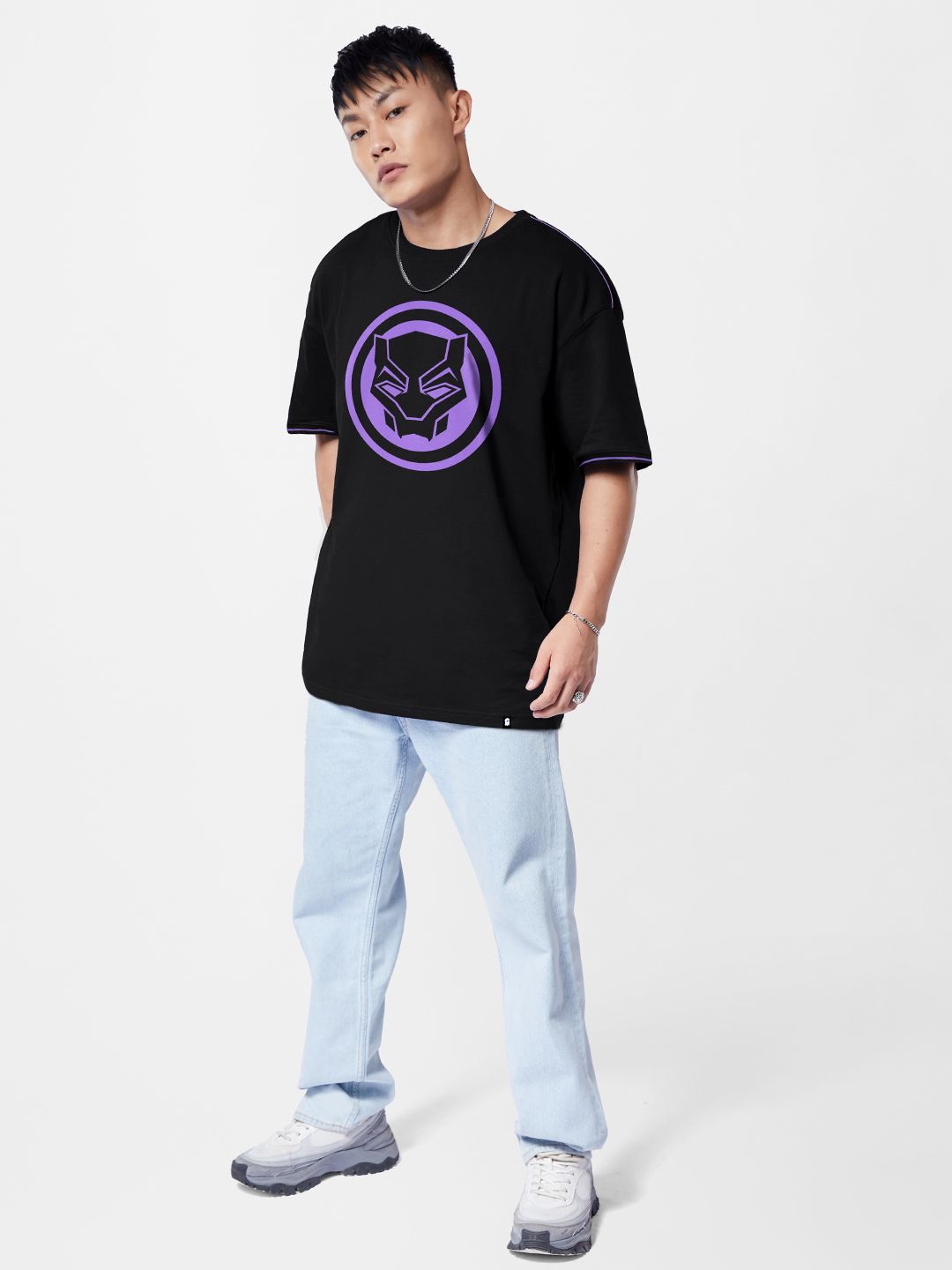 Marvel: Black Panther Logo Oversized T-Shirts online