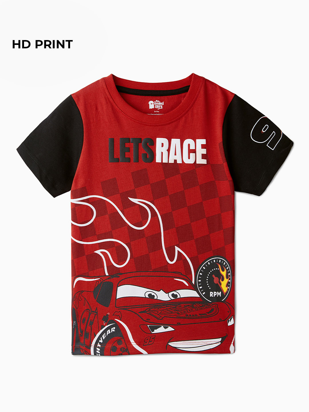 Buy Cars: Lightning McQueen Boys T-shirt Online