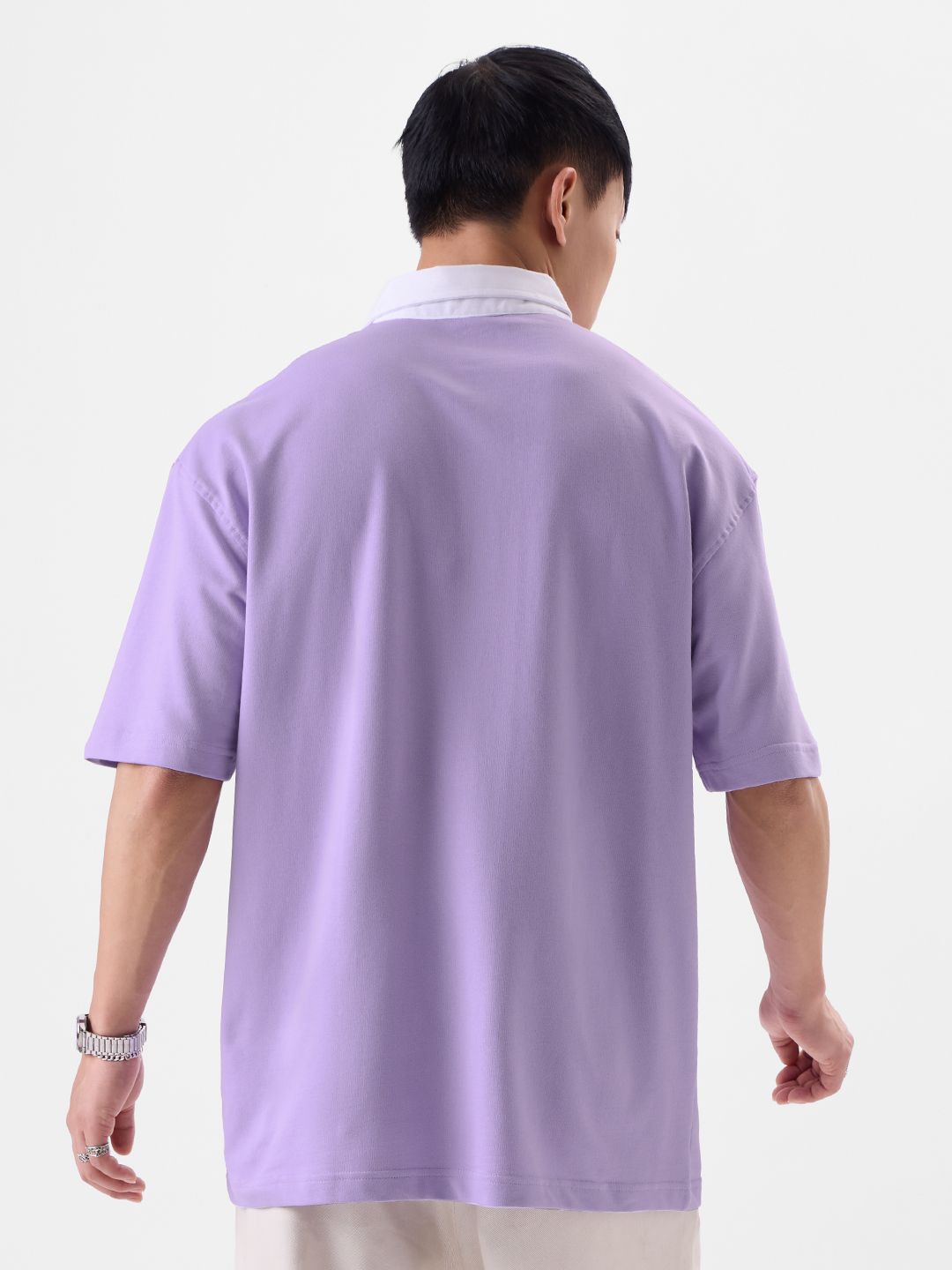 Solids: Lavender Oversized Polos price