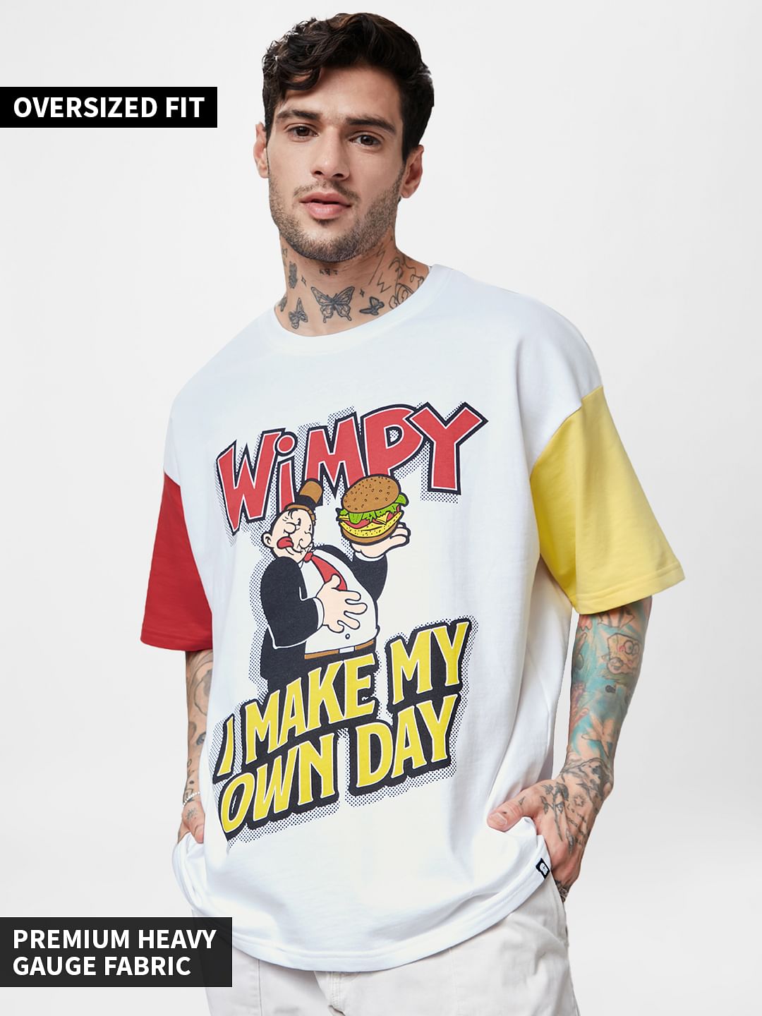 Buy Popeye Wimpy Oversized T Shirts Online