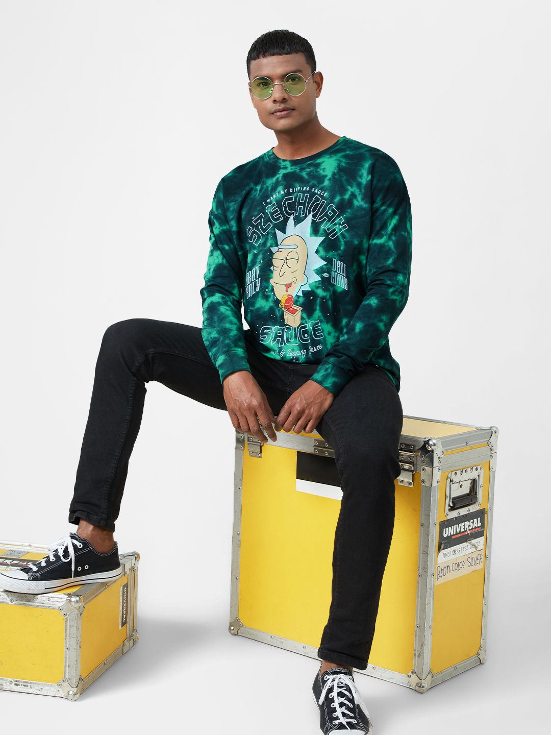 Rick And Morty: Szechuan Oversized Full Sleeve T-Shirts price