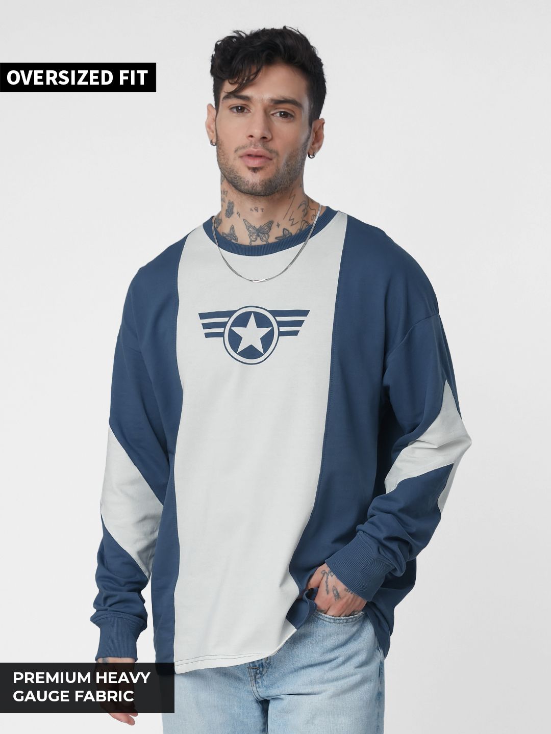 Captain america full sleeve t shirt india Clearance