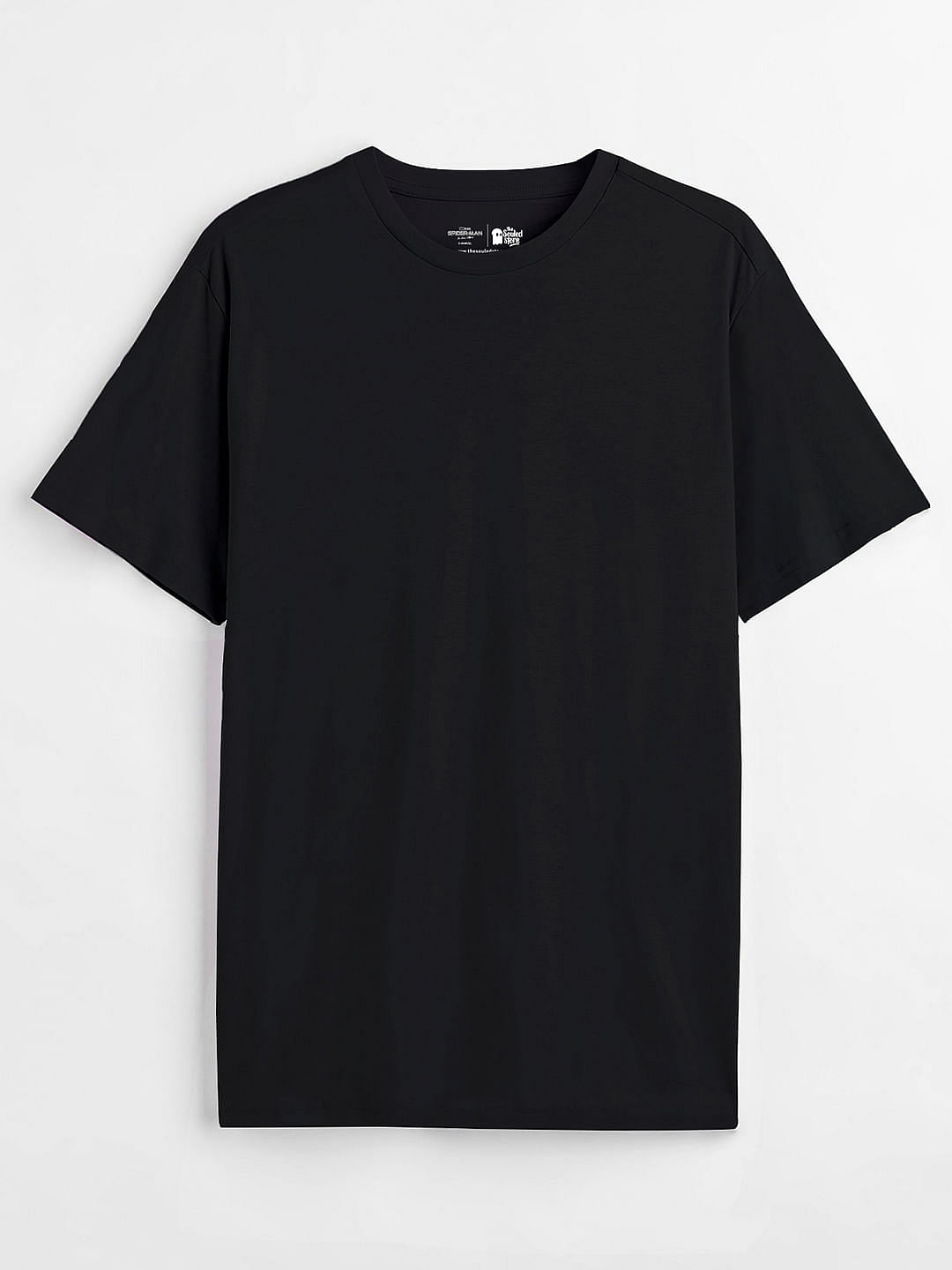 Buy Solids: Black T-Shirts, Unisex T-shirts online at The Souled Store.