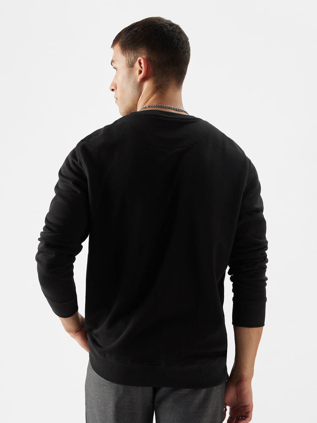 Buy TSS Originals: Black Men Sweatshirts Online