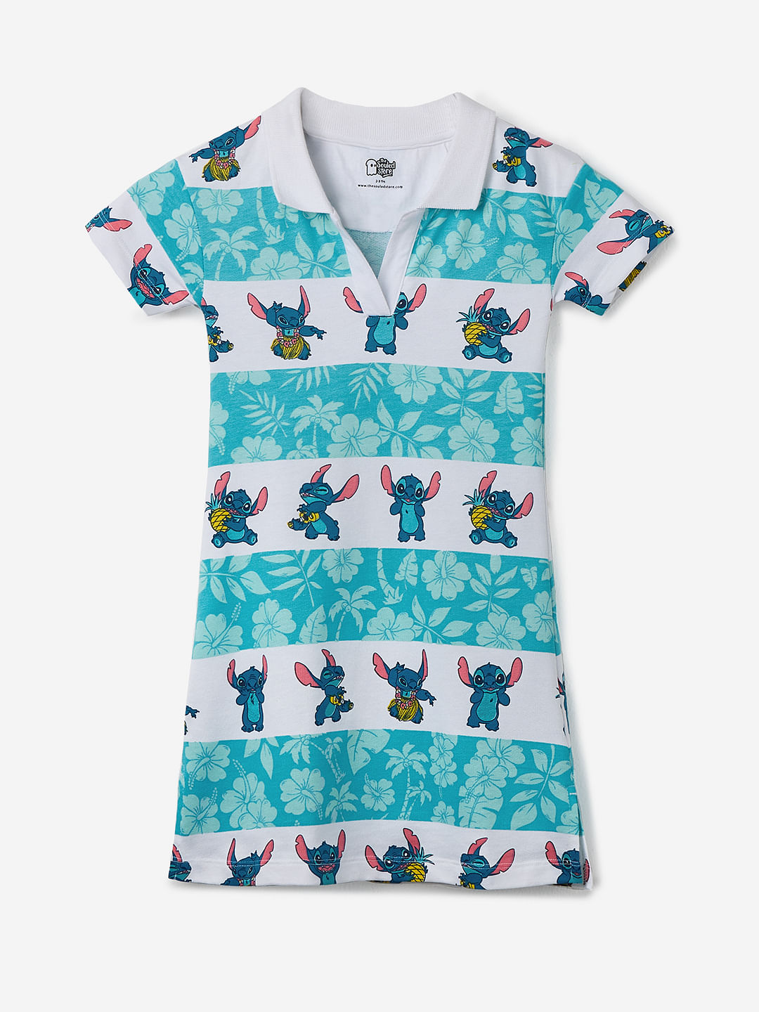 Buy Lilo Stitch Little Monster Girls Polo Dresses Online