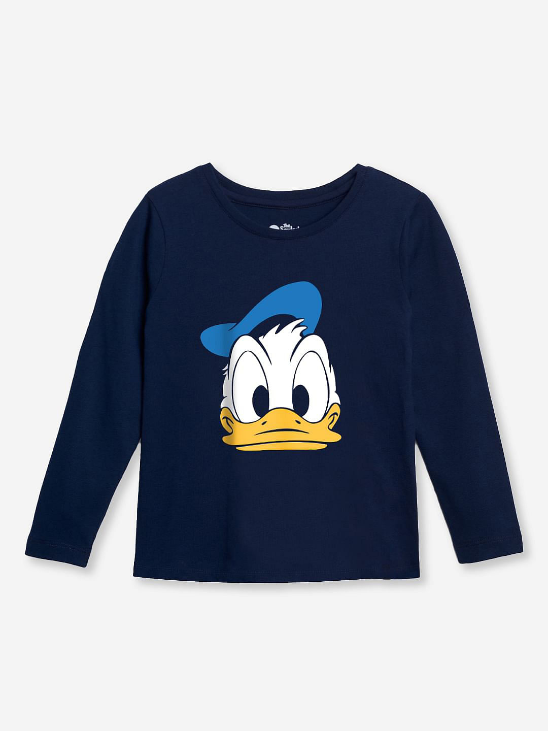 Buy Donald Duck: Face Girls Full Sleeve T-Shirts Online