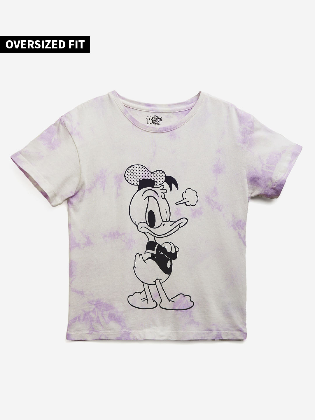 Buy Donald Duck: Tie Dye Girls Oversized T-Shirts Online