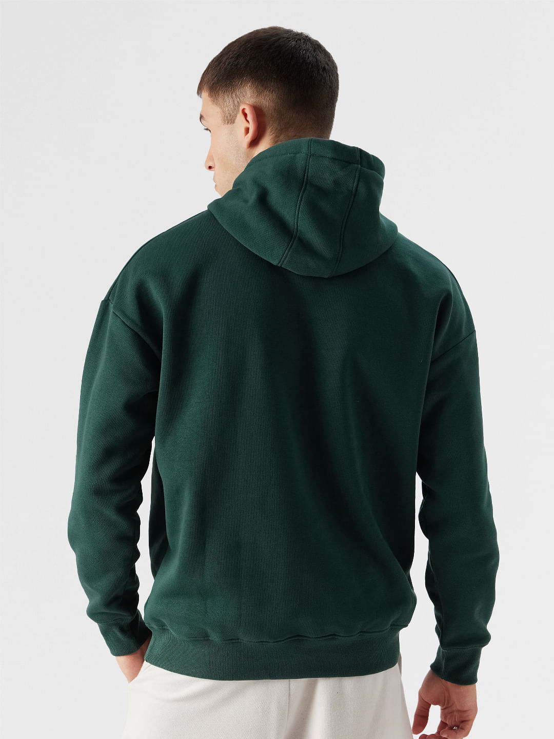 Buy Official Solids: Chicory Men Oversized Hoodie Online