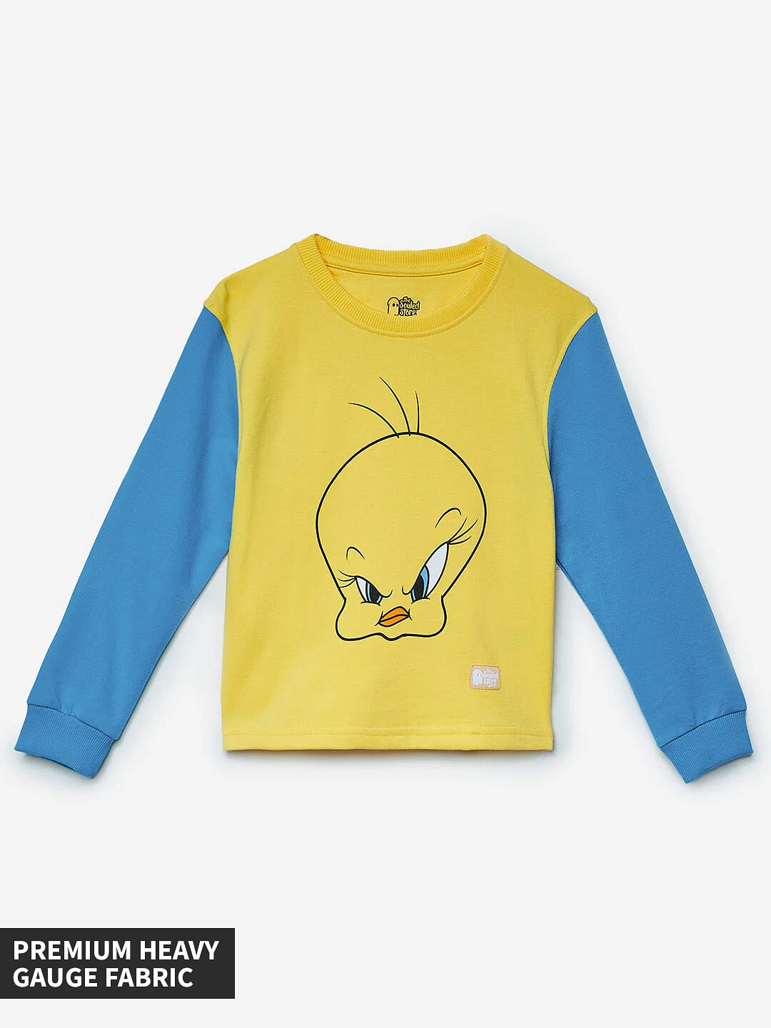 Buy Looney Tunes Tweety Face Girls Cotton Cropped Sweatshirts online at The Souled Store