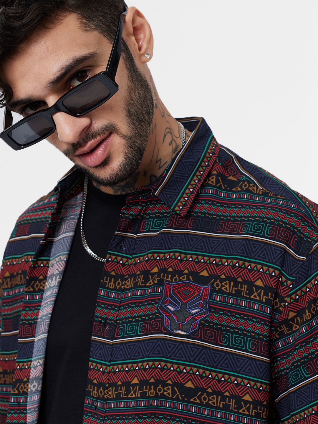 Black Panther: Tribal Pattern Holiday Shirts online