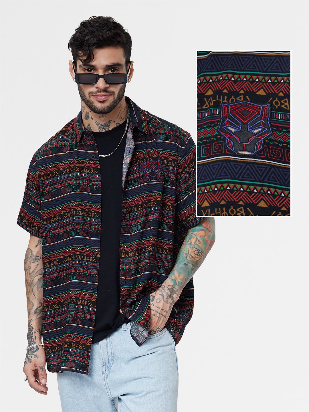 Black Panther: Tribal Pattern Holiday Shirts