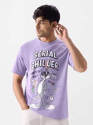 Buy Looney Tunes: Serial Chiller Men Relaxed Fit T-Shirts Online