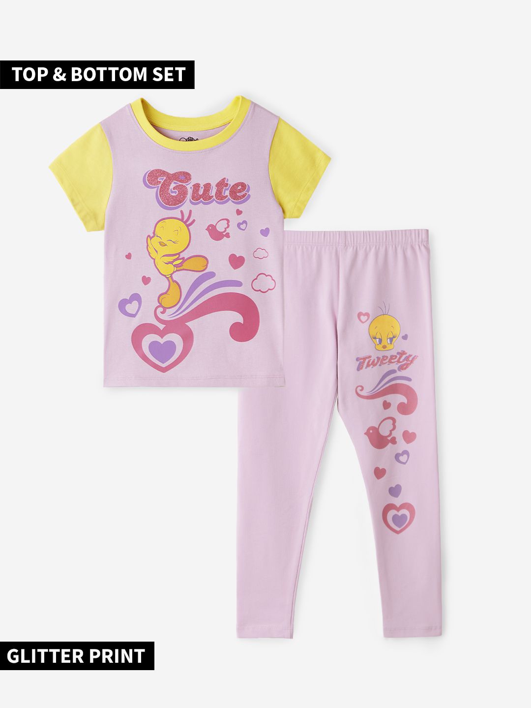 Buy Looney Tunes Cutie Tweety Girls Coord Set Online