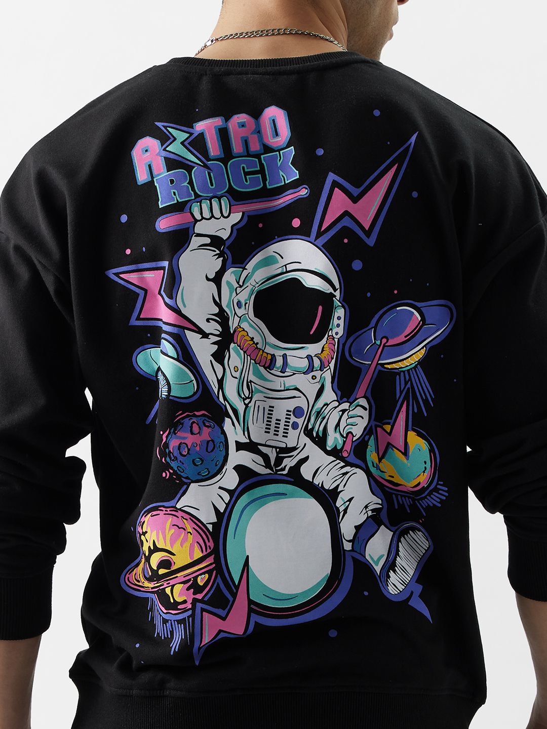 Buy TSS Originals: Astro Rock Men Oversized Sweatshirts