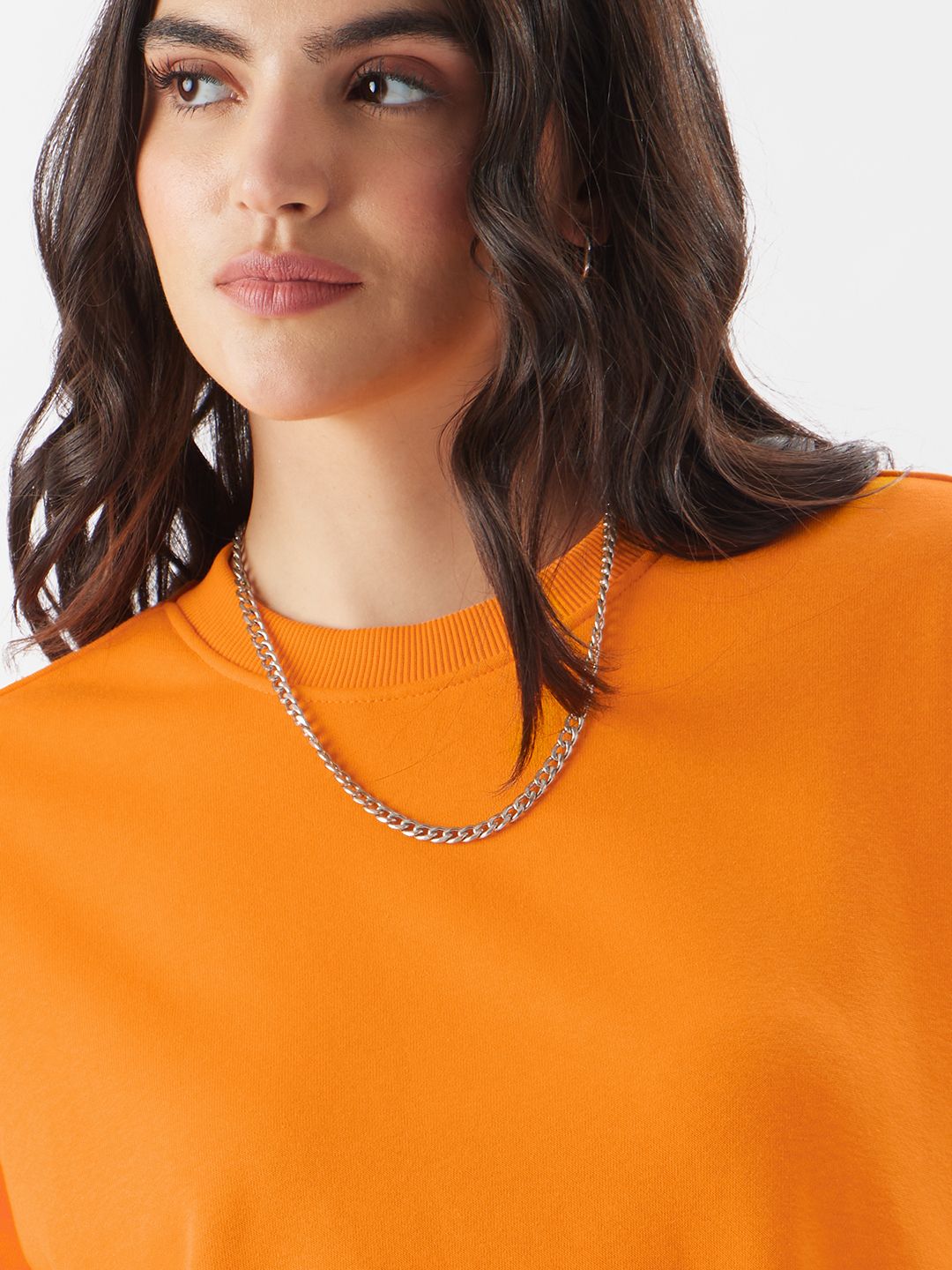 Blazing Orange Sweatshirt Women Oversized Sweatshirts online