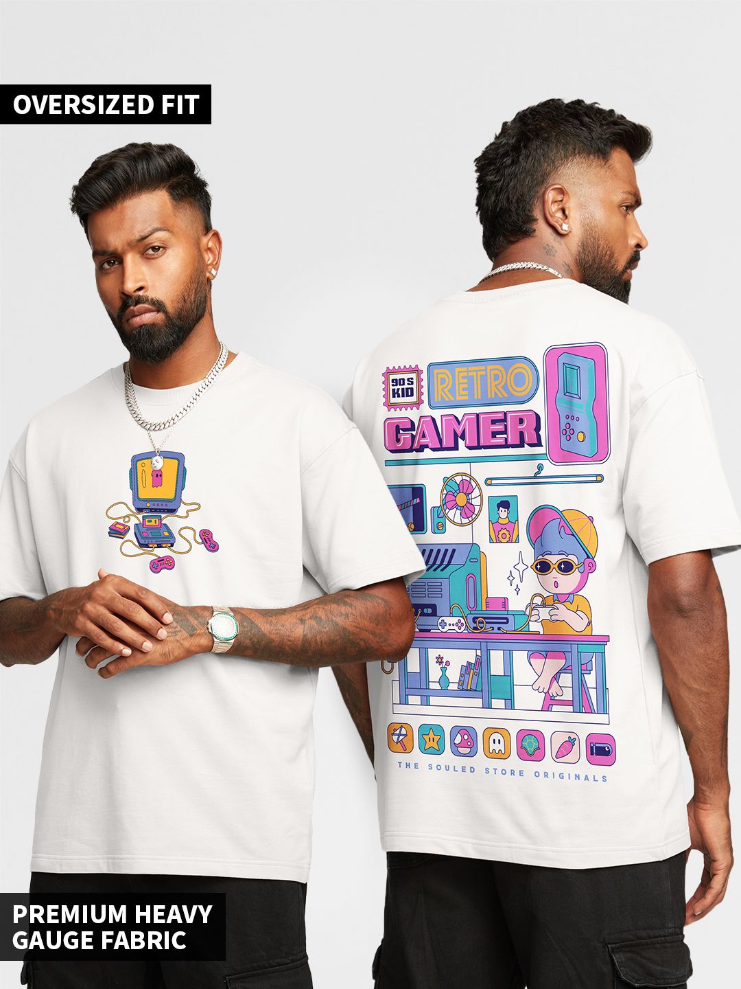 Buy TSS Originals: Retro Gamer Oversized T-Shirts Online