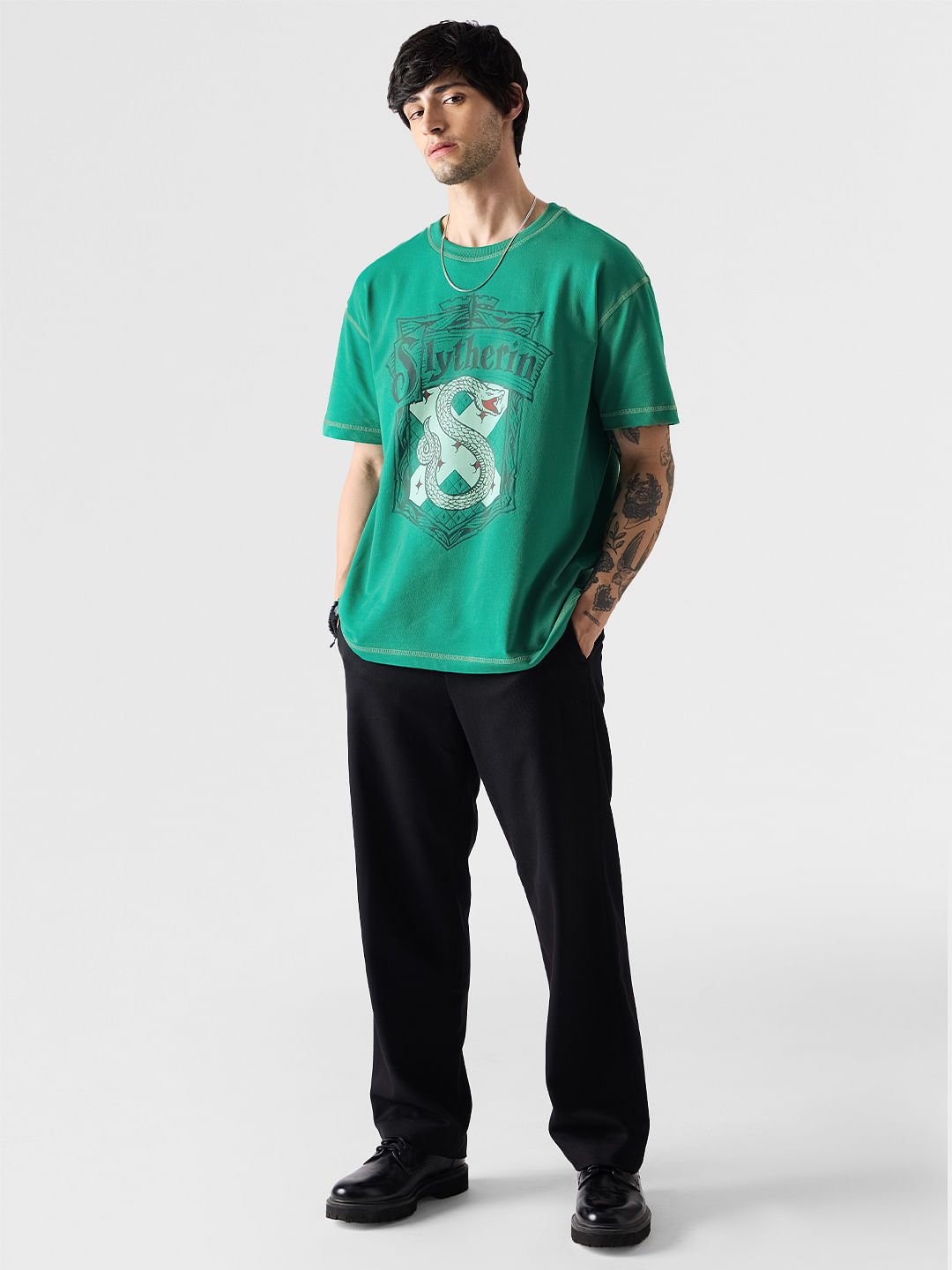 Buy Harry Potter: Slytherin Gang Oversized T-Shirts Online