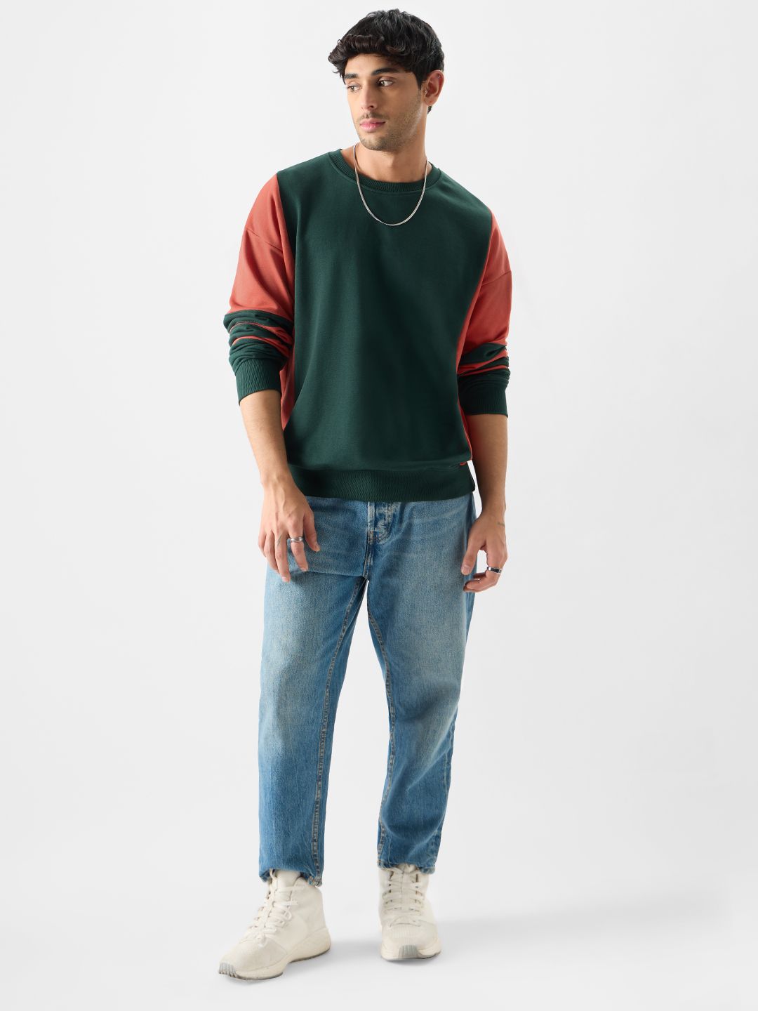 TSS Originals: Emerald Clay Men Oversized Sweatshirts price
