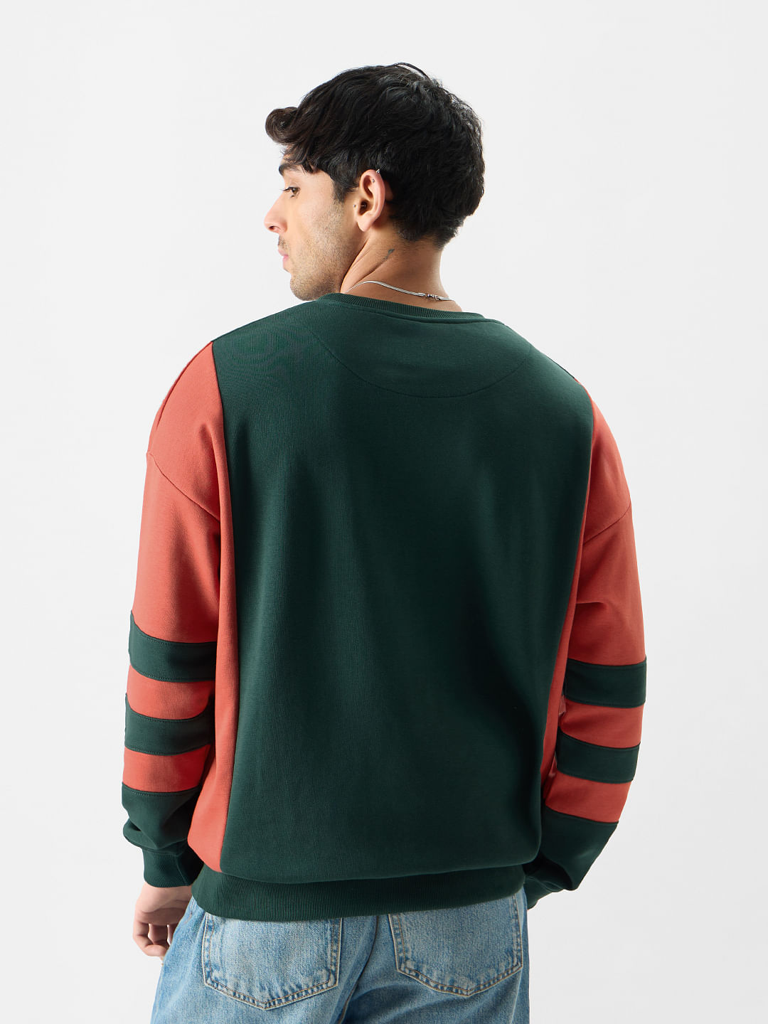 Buy Official TSS Originals: Emerald Clay Men Oversized Sweatshirt Online