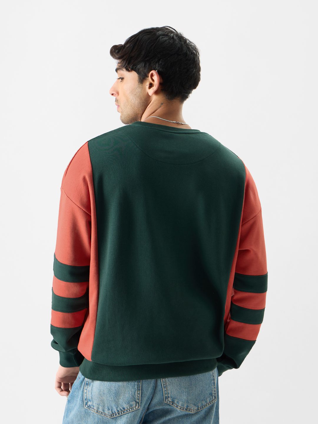 Buy TSS Originals: Emerald Clay Men Oversized Sweatshirts