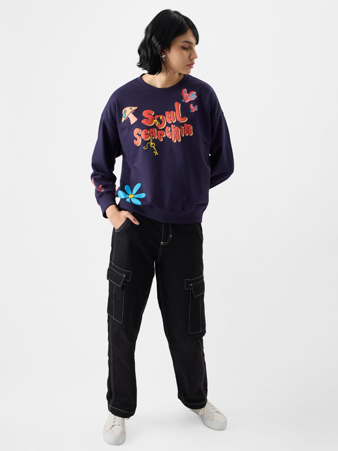 Alice In Wonderland: Soul Searchin' Women Oversized Sweatshirts price
