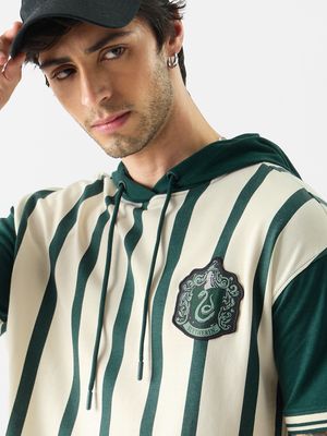 Buy Harry Potter: Slytherin Rugby Set Men Oversized Hooded T-shi