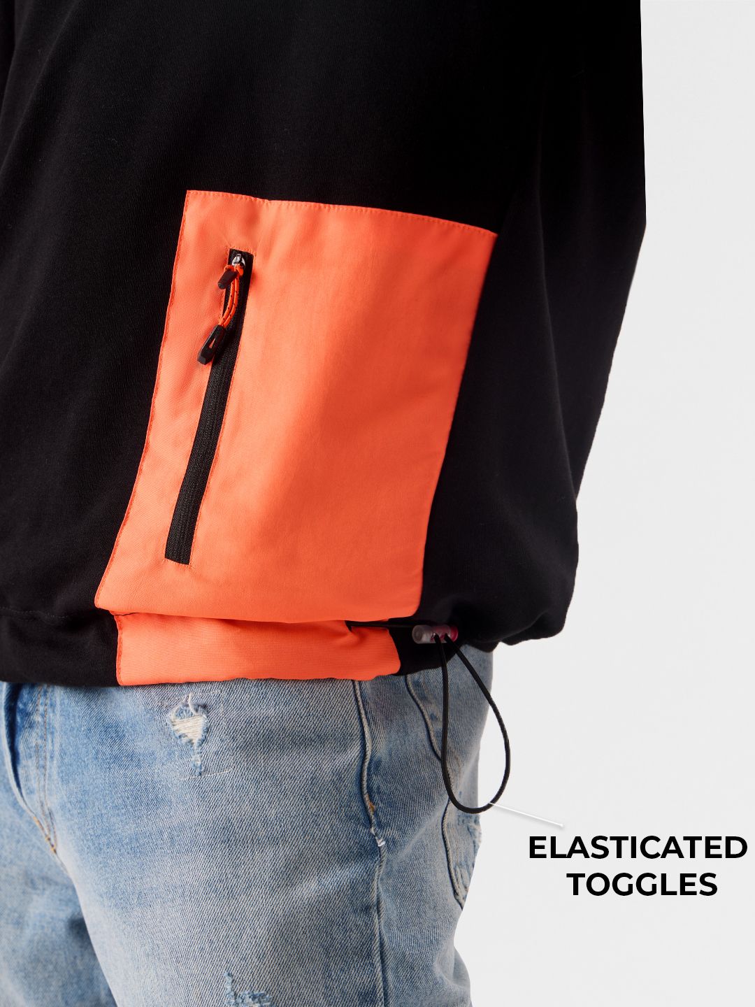 TSS Originals: Blazing Black Men Oversized Sweatshirts online