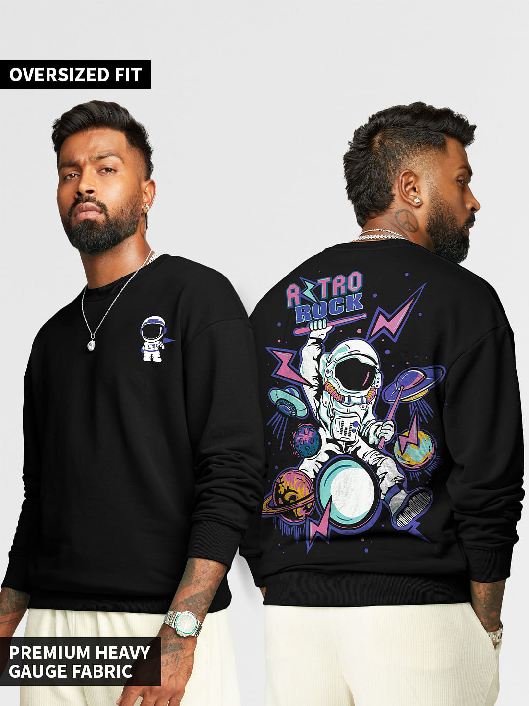 Buy TSS Originals: Astro Rock Mens Oversized Sweatshirt Online