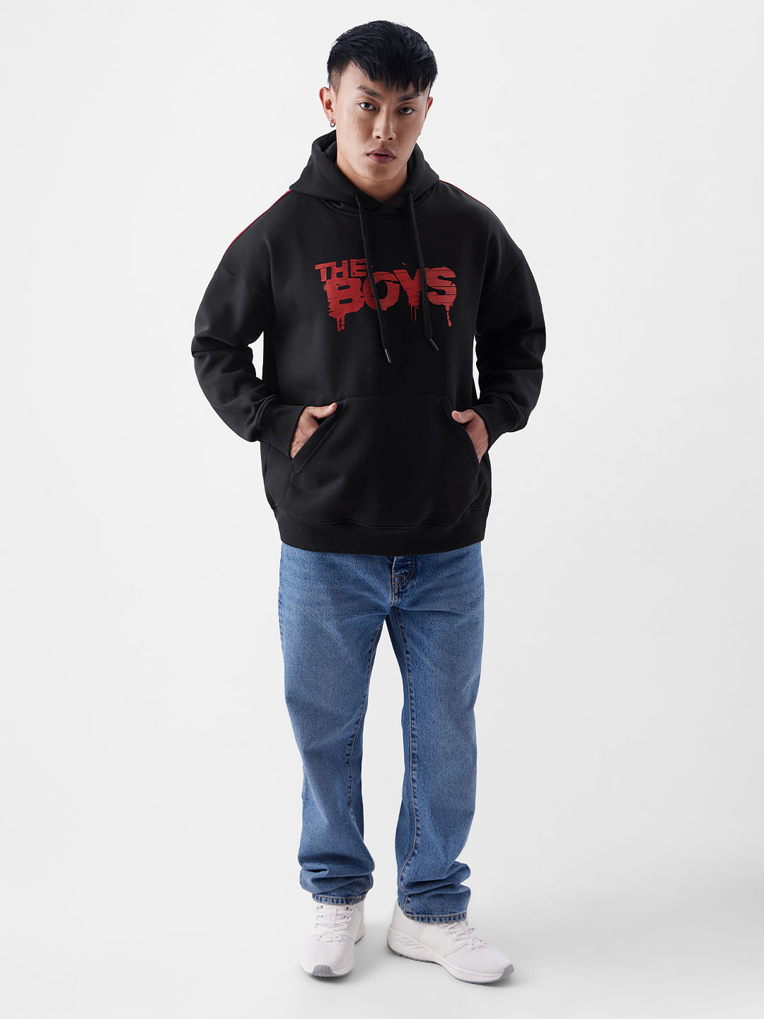 Buy The Boys: Official Logo Mens Oversized Hoodies Online