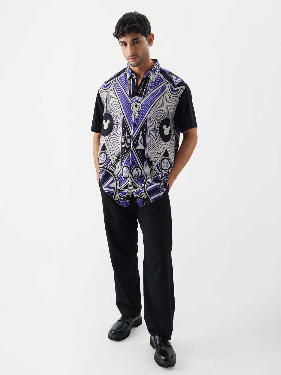 Buy Mickey Mouse: Aztec Pattern Holiday Shirts Online