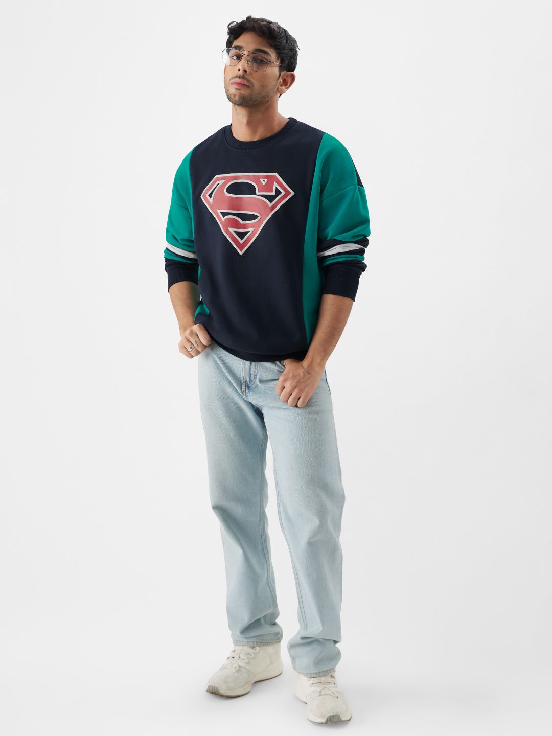 Sweatshirt Superman 2025 - Logo Du Film, Coupe Classique, 241 G