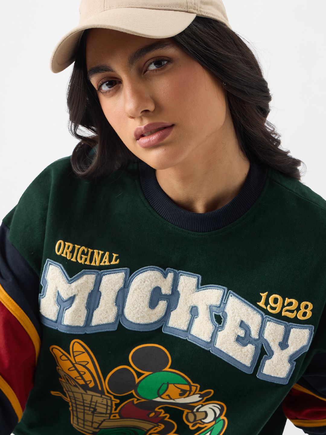 Mickey: Parisian Vibes Women Oversized Sweatshirts online
