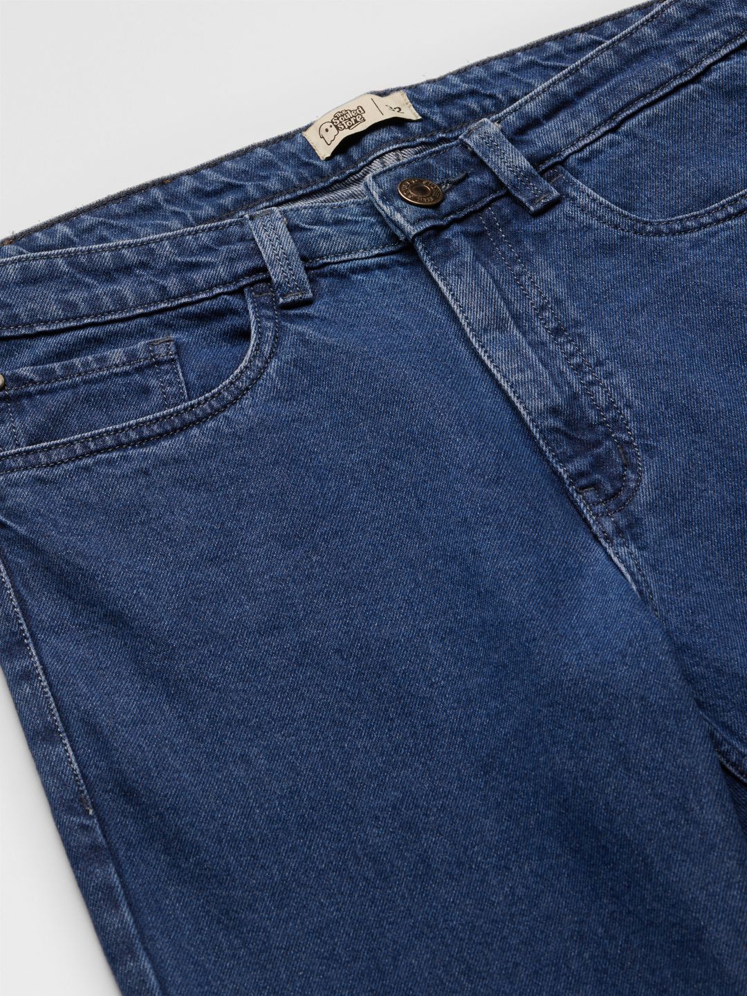 Buy Denims: Gradient Blue Wash (Straight Fit) Men Jeans