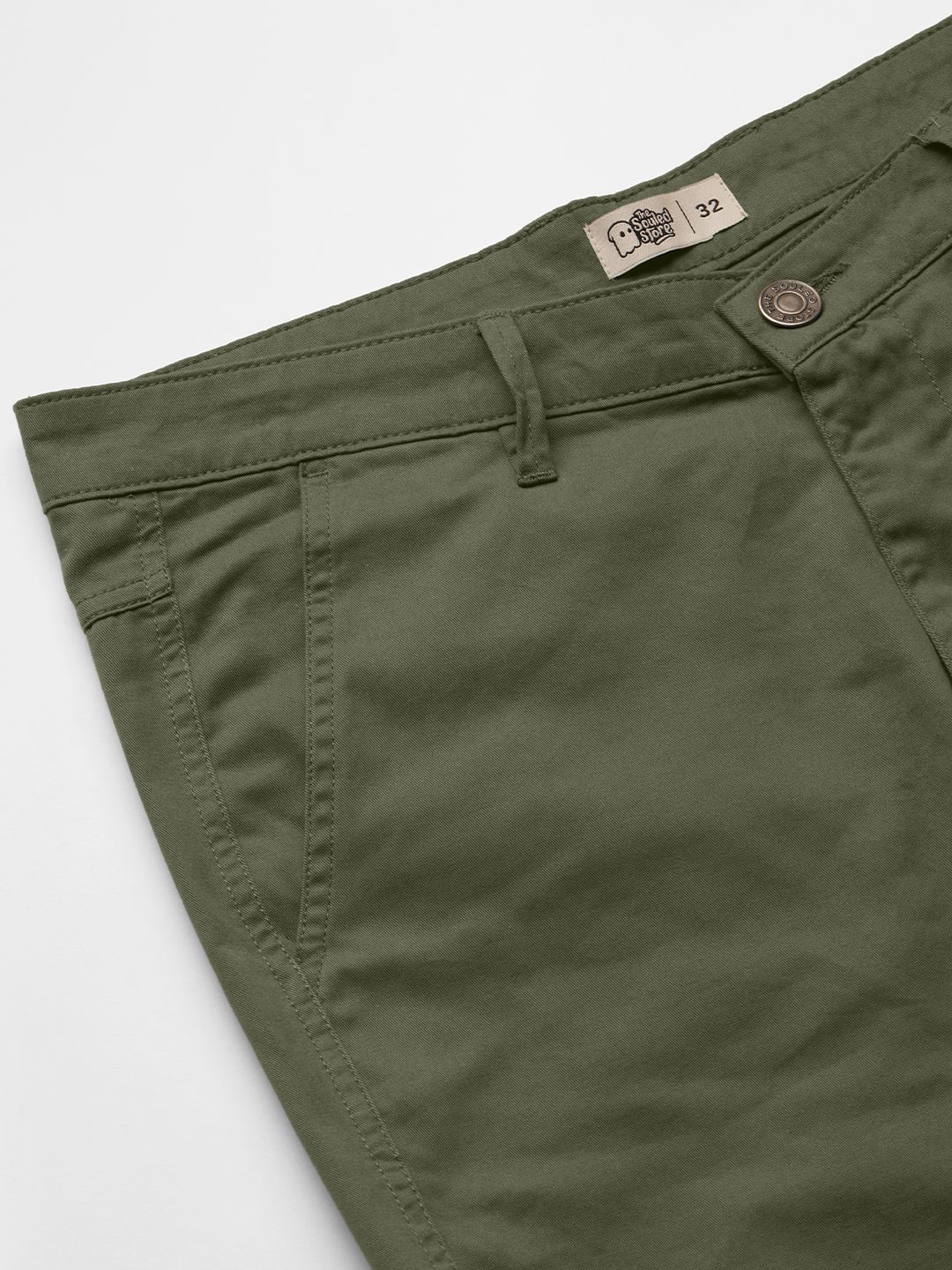 Buy Solids Light Olive Mens Pants Online