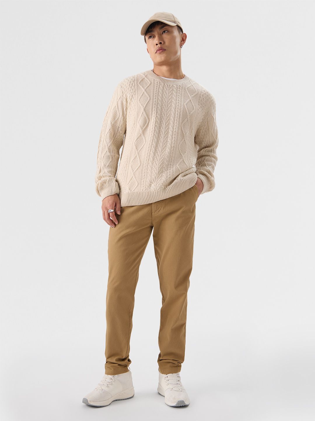 Solids: Warm Khaki Chino Pants online