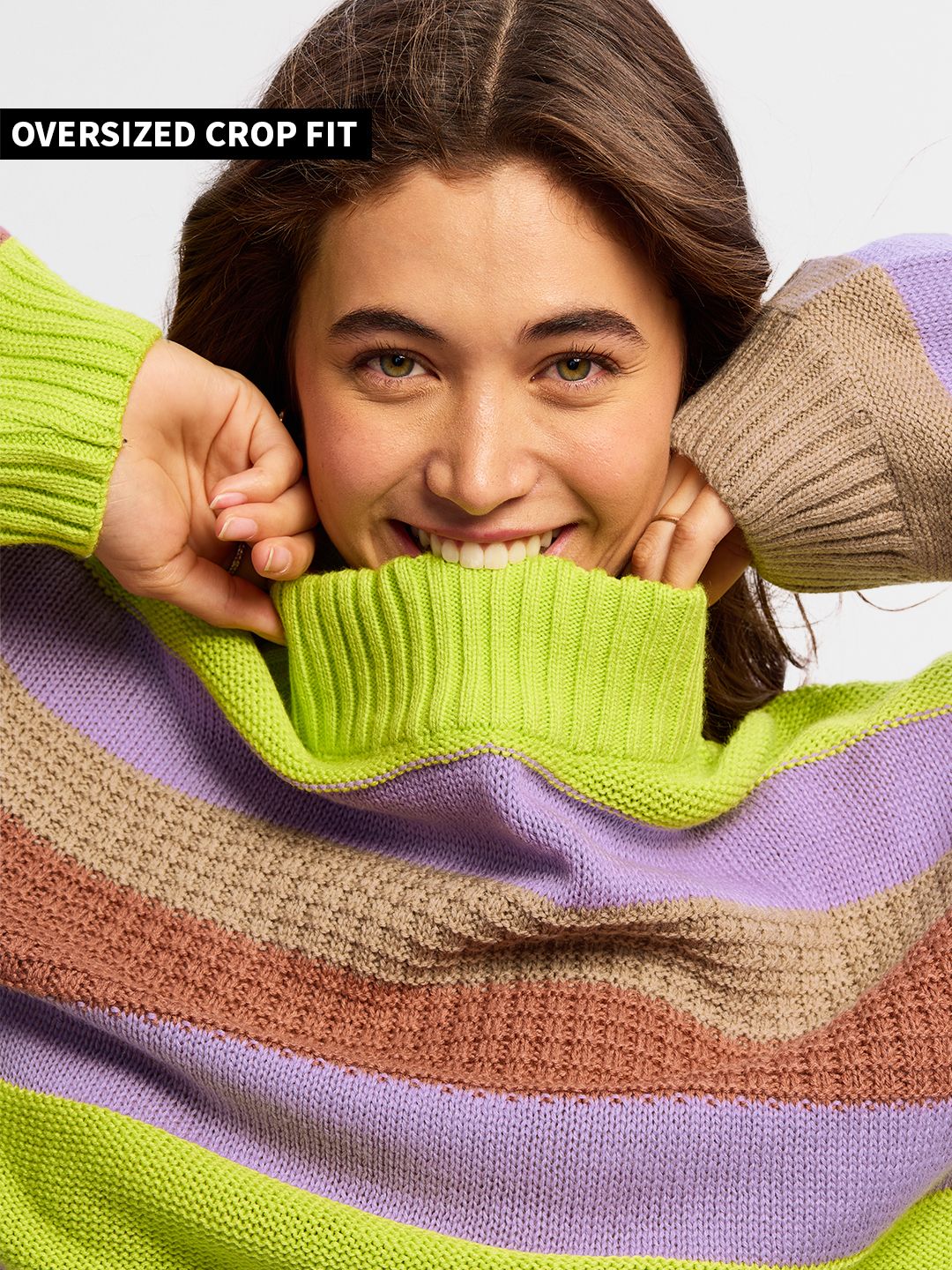 Buy TSS Originals Soothing Sunset Womens Oversized Sweaters Online