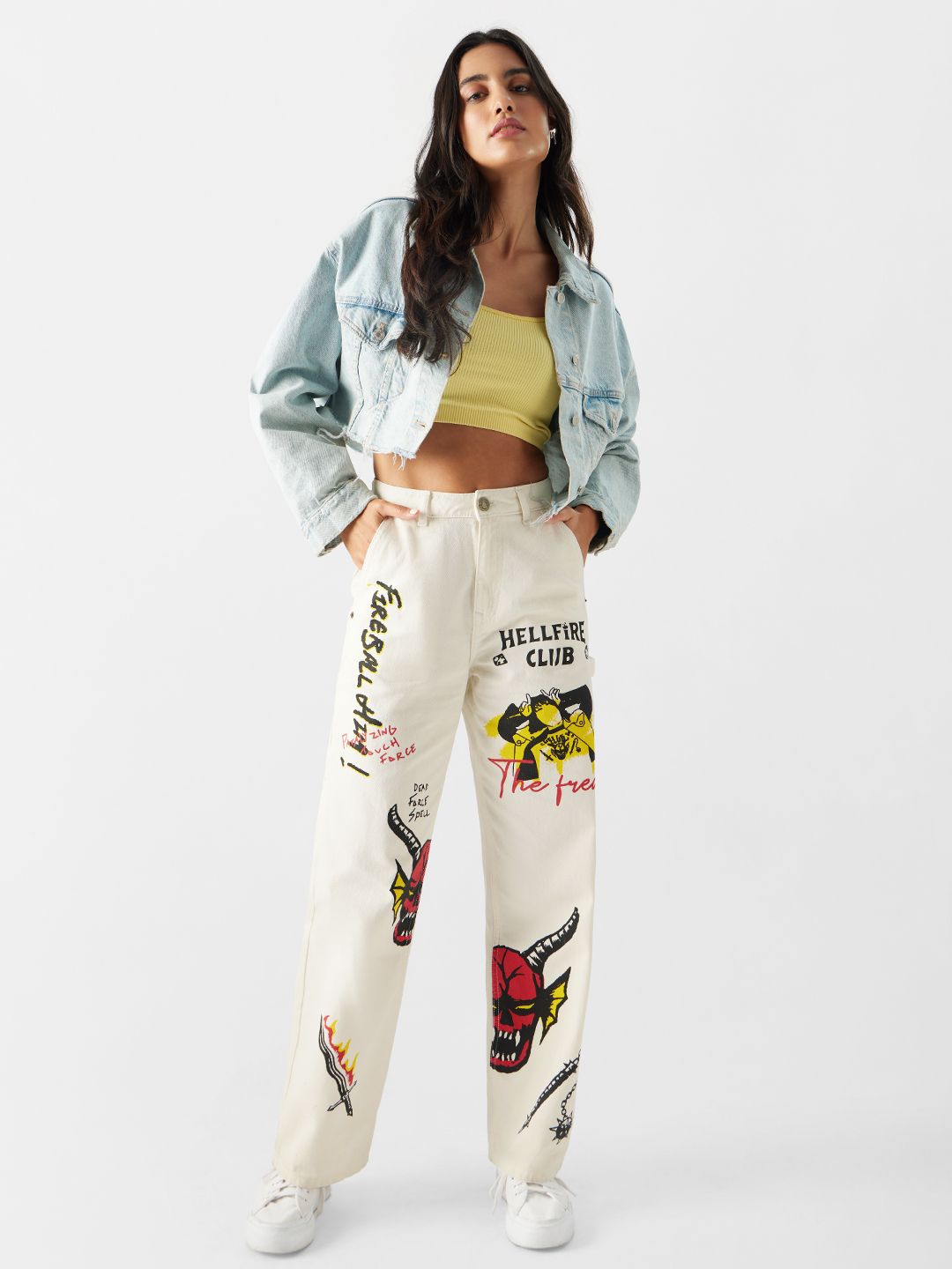 Stranger Things: Hellfire Club Women Jeans online