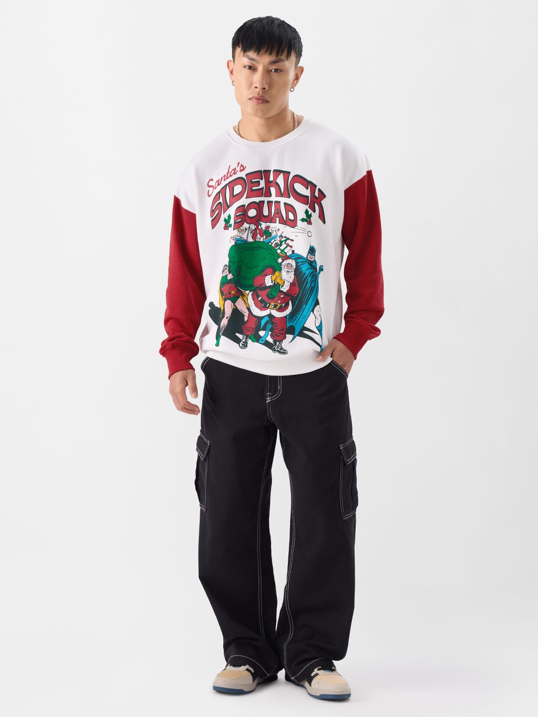 DC: Sidekick Squad Men Oversized Sweatshirts price